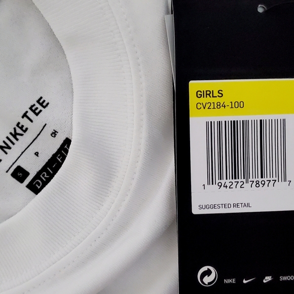 NWT*Nike Dri Fit Girls Tank small - Picture 2 of 2